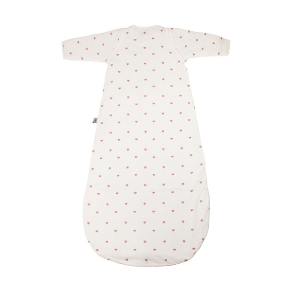 Gigoteuse coton manches amovibles 18-36 mois Coeurs roses