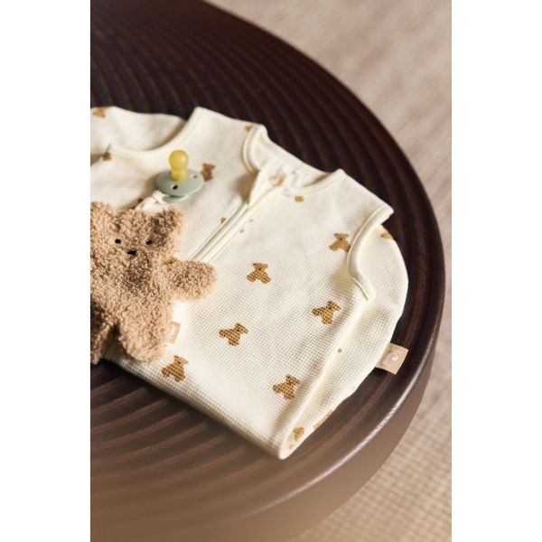 Gigoteuse naissance Little Waffle Mini Teddy Bear Jersey 0-3 mois