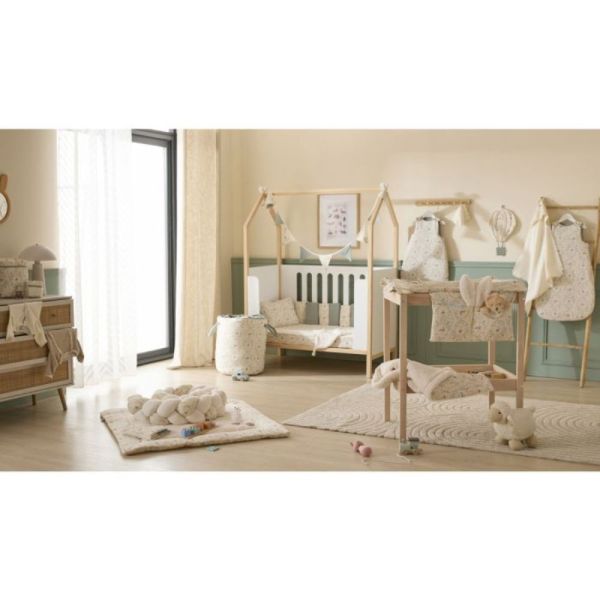 Gigoteuse ouatinée Jardin enchanté 0-6 mois