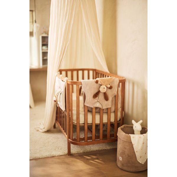 Gigoteuse bébé chaude sans manches 3-6 mois Velvet Milky Coffee