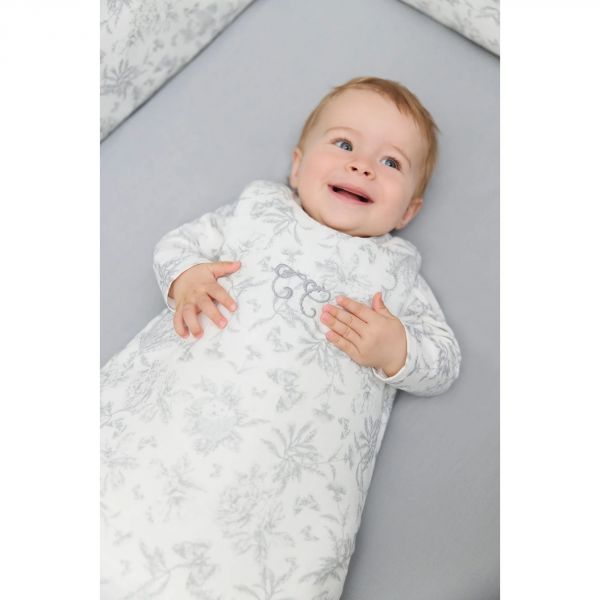 Gigoteuse Toile de Jouy gris Taille 2