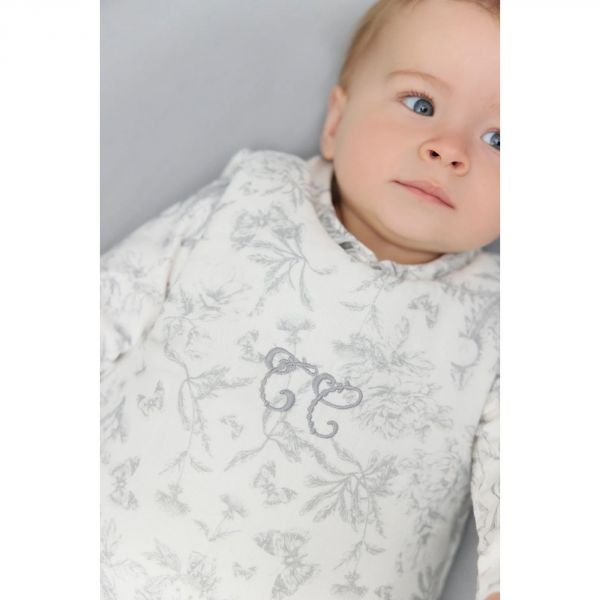 Gigoteuse Toile de Jouy gris Taille 2