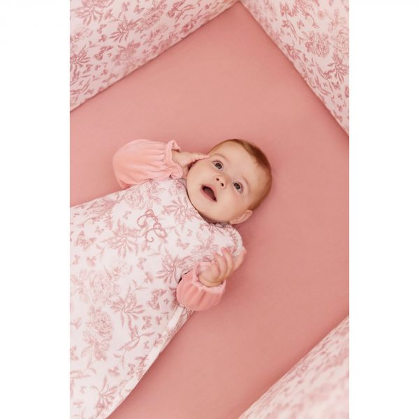 Gigoteuse Toile de Jouy rose Taille 2