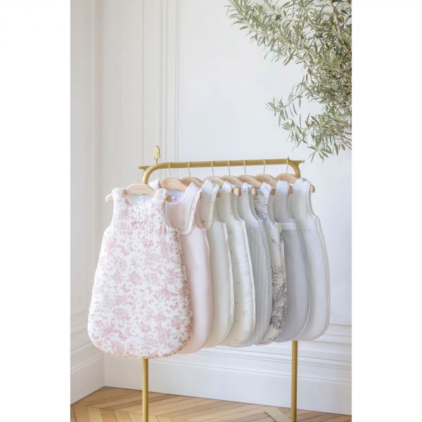 Gigoteuse Toile de Jouy rose Taille 2