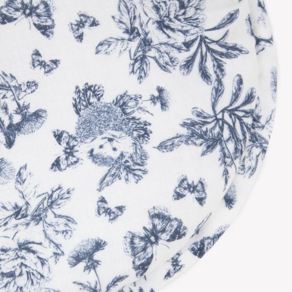 Gigoteuse Toile de Jouy Bleu 90 cm 9-24 mois