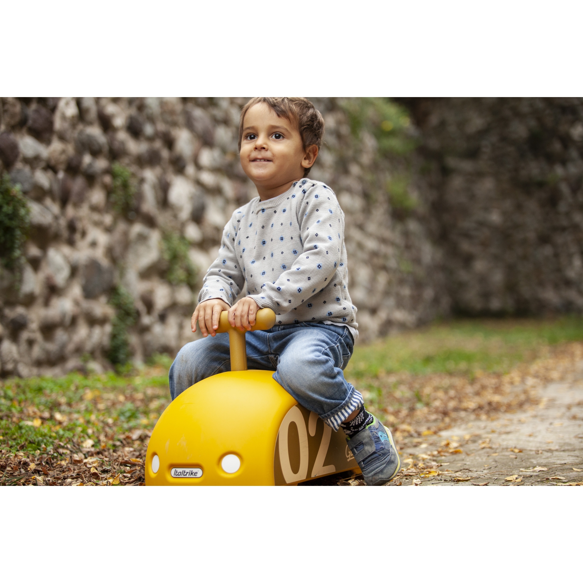 Porteur Enfant Ginetta 1 - 4 ans jaune - Made in Bébé