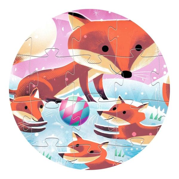 Puzzle silhouette Ginger le petit renard  24 pièces