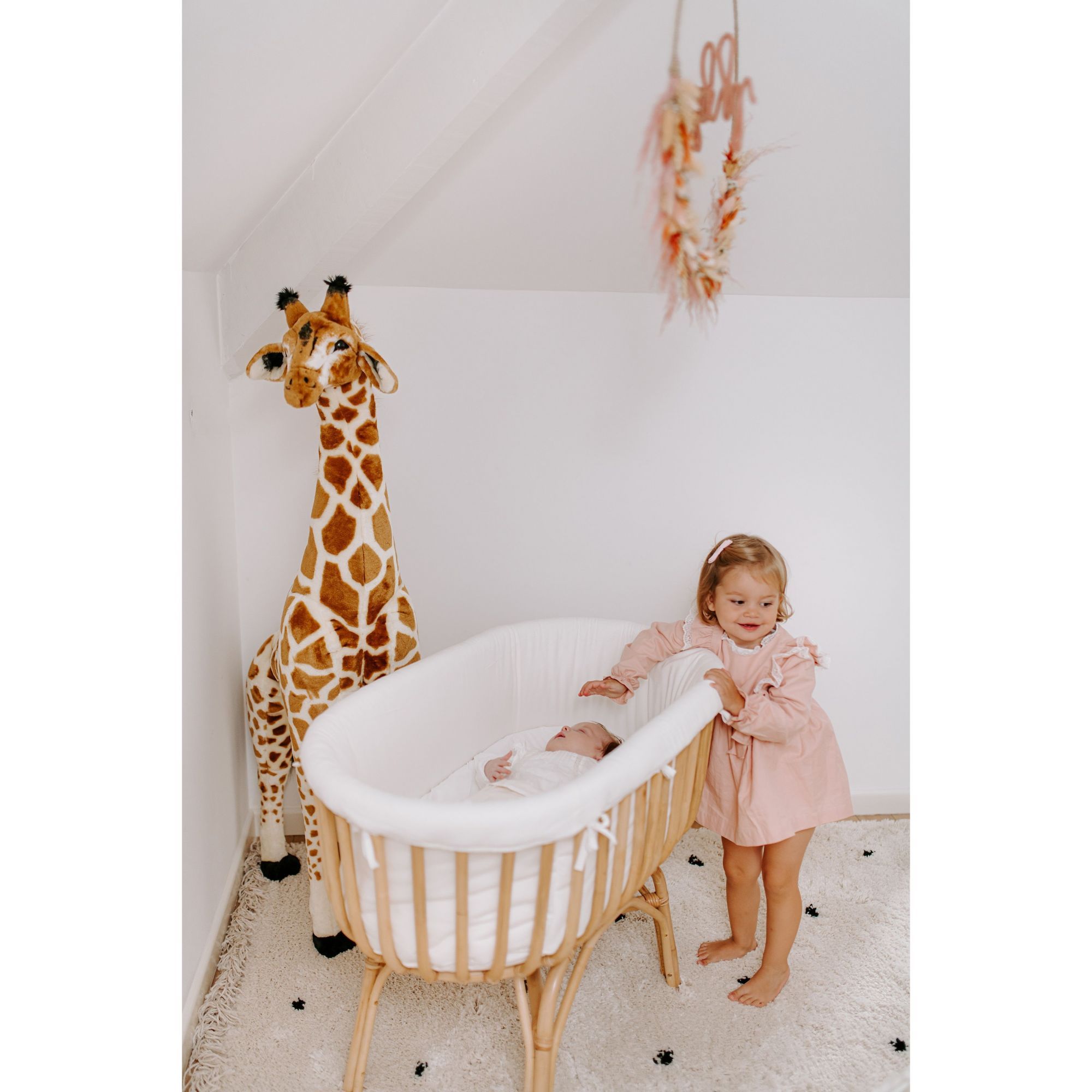 DHESSO 35 cm-120 cm géant Mignon Peluche Girafe poupée Enfants bébé