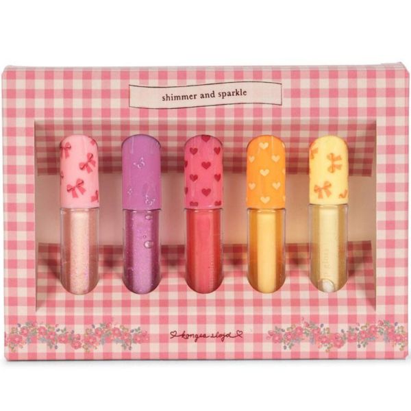 Coffret gloss à lèvres enfant - 5 pièces