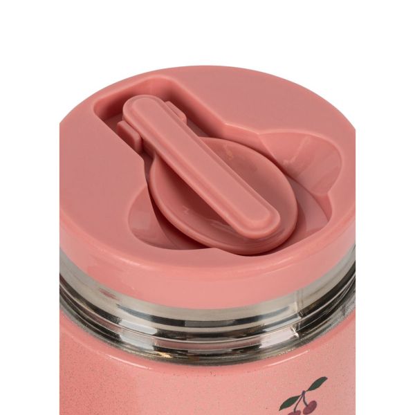 Lunch box isotherme avec cuillère - Cherry à paillettes