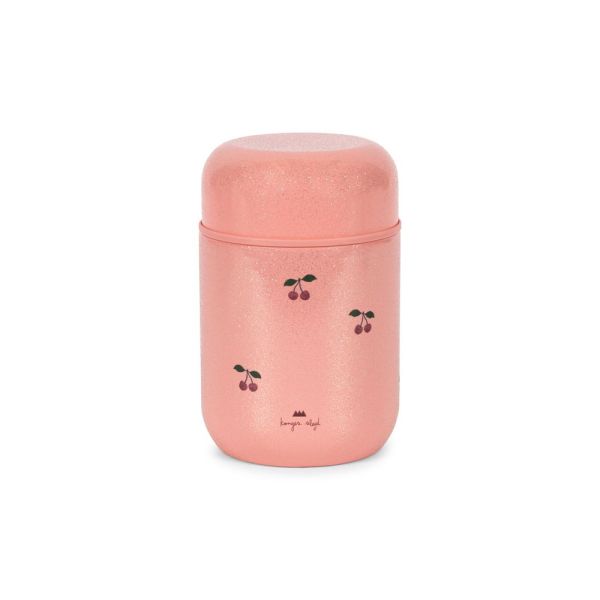 Lunch box isotherme avec cuillère - Cherry à paillettes