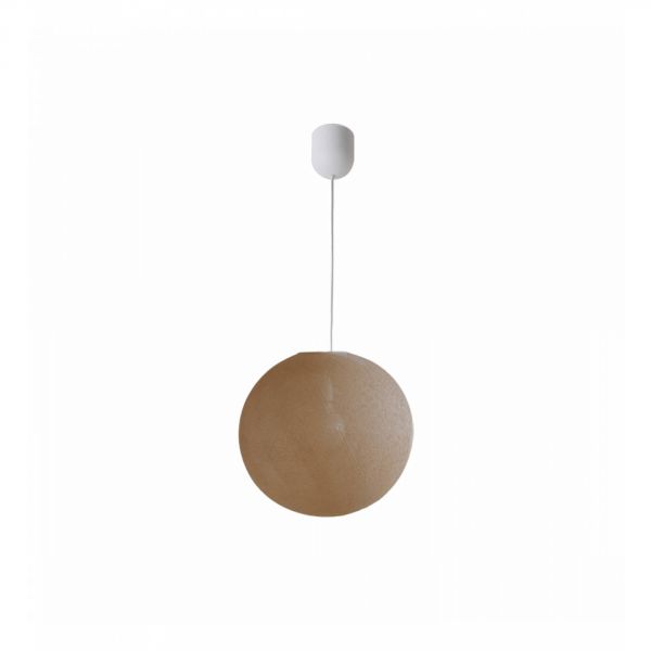 Abat jour globe Ø38 cm Sable avec suspension