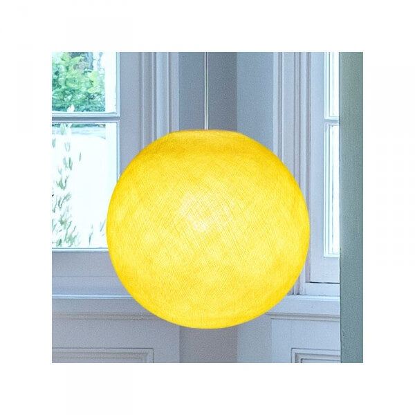 Abat jour Globe 42 cm jaune
