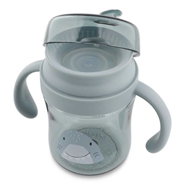 Gobelet enfant 360° avec poignées - Mr. Shark