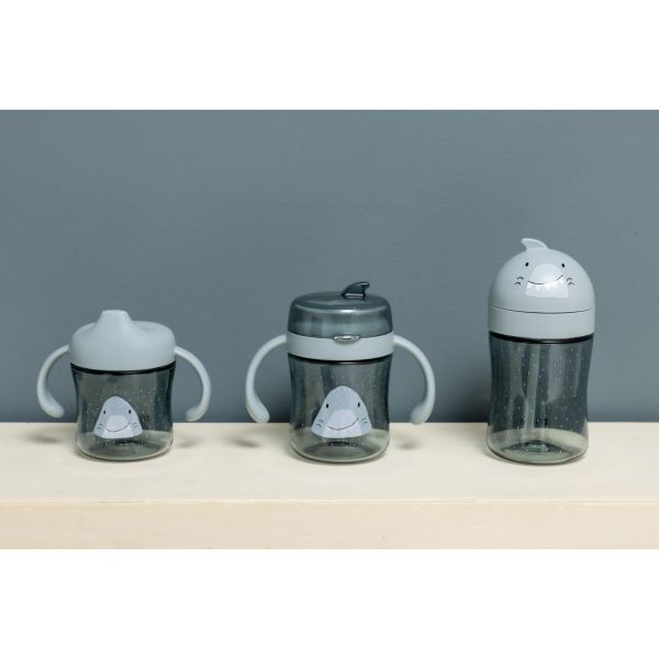 Gobelet enfant 360° avec poignées - Mr. Shark