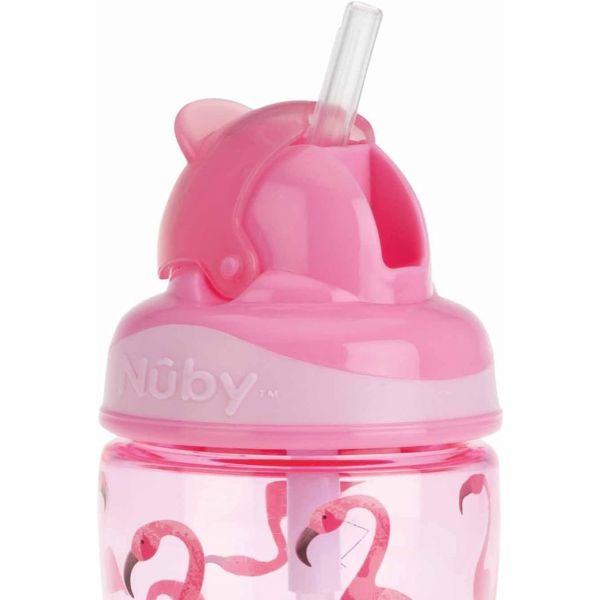 Gobelet Tritan anti goutte Rose Flip-It 360ml 3ans et +