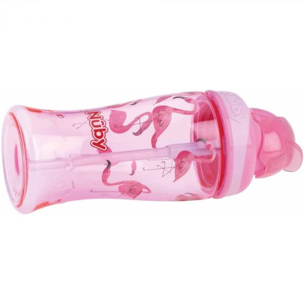 Gobelet Tritan anti goutte Rose Flip-It 360ml 3ans et +