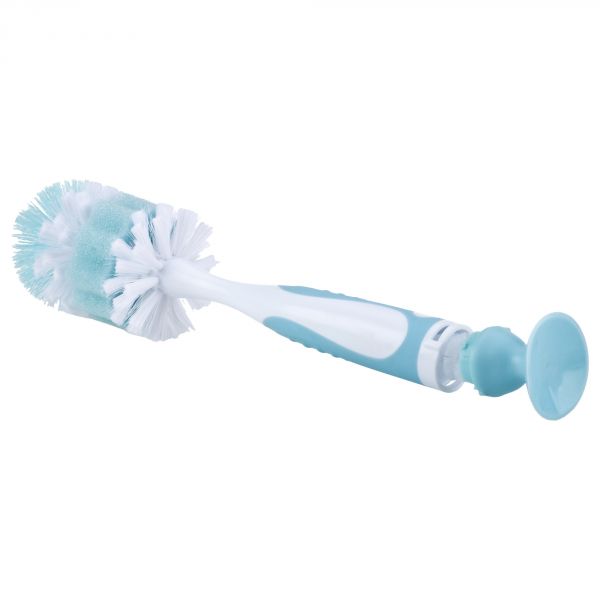 Goupillon pour biberons et tétines avec ventouse