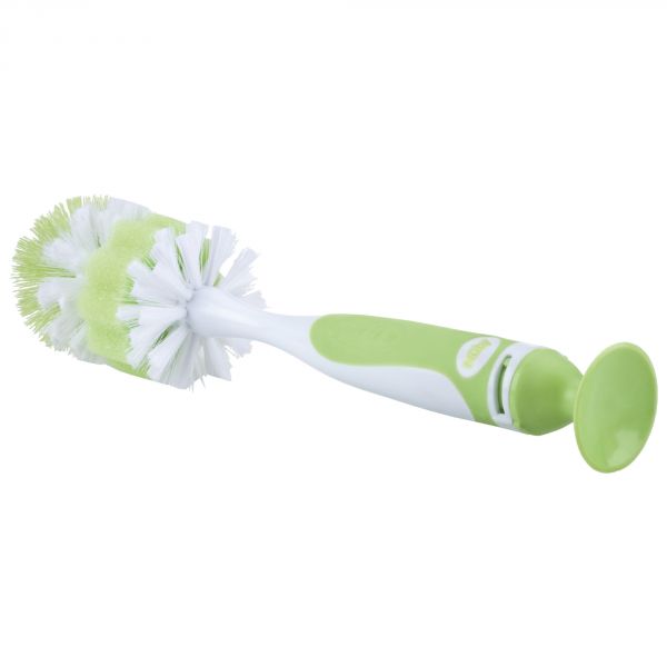 Goupillon pour biberons et tétines avec ventouse