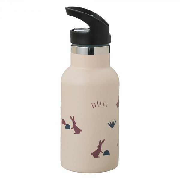 Gourde isotherme Lapin Beige - 350 ml