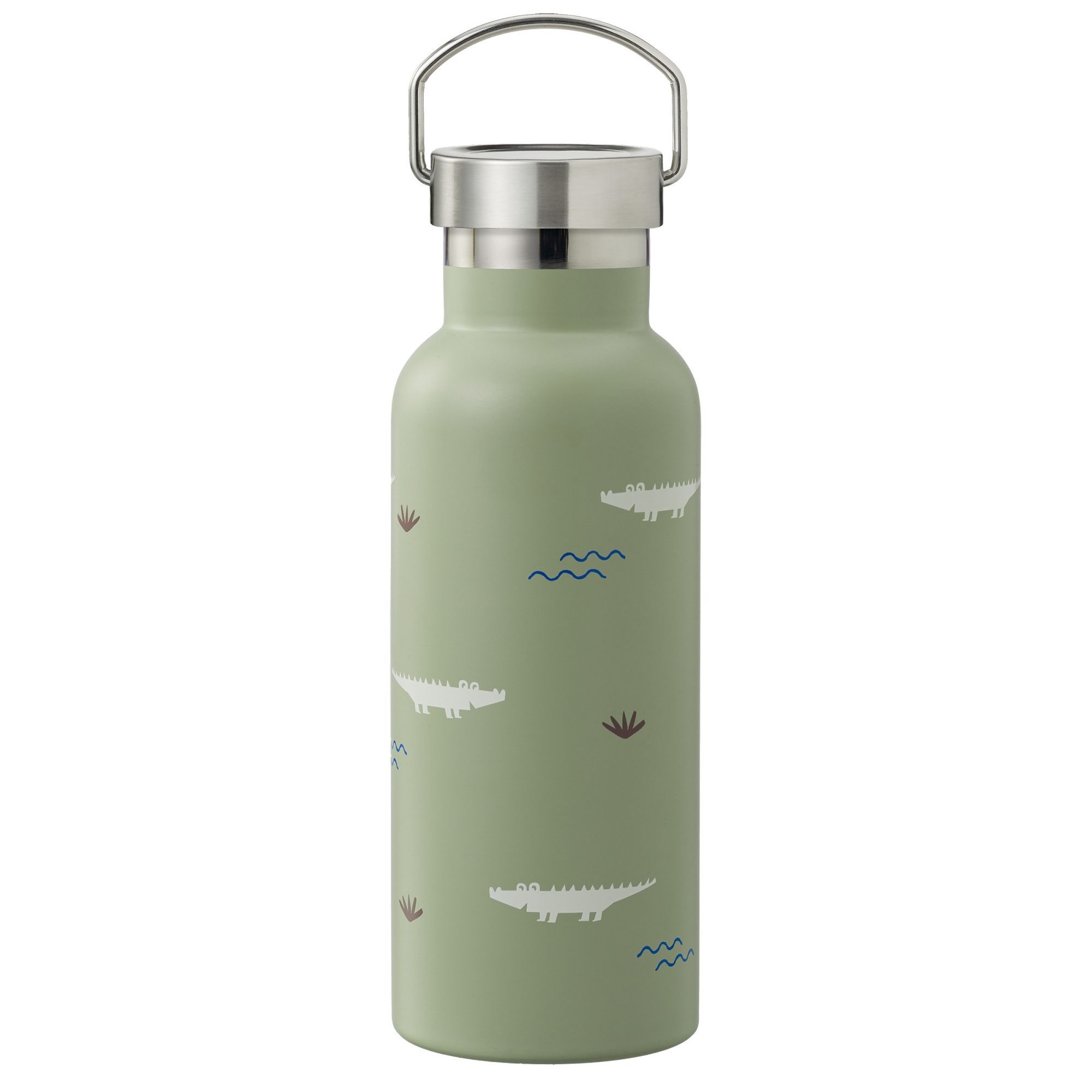 Bouteille thermos pour enfants Crocodile avec gravure