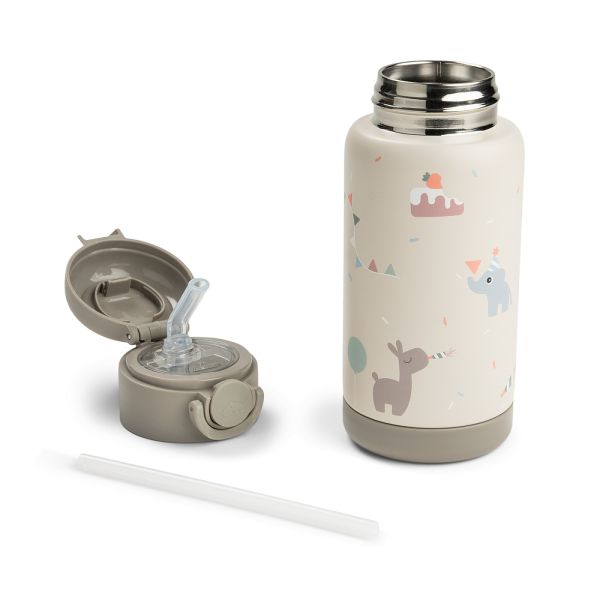 Gourde à paille isotherme Celebration Sable 340 ml