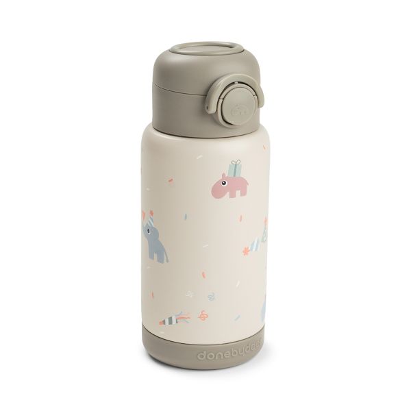 Gourde à paille isotherme Celebration Sable 340 ml