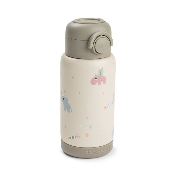 Gourde à paille isotherme 340 ml Celebration Sable