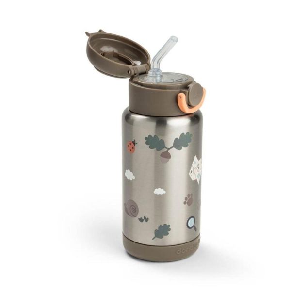Gourde à paille isotherme 340 ml Tiny trails sable