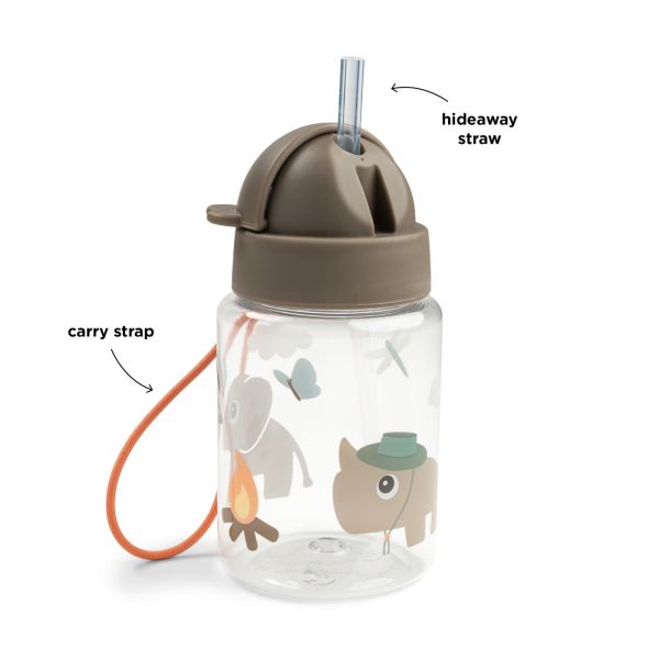 Gourde à paille Tiny trails Sable 280 ml