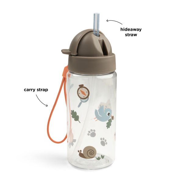 Gourde à paille Tiny trails sable 350 ml