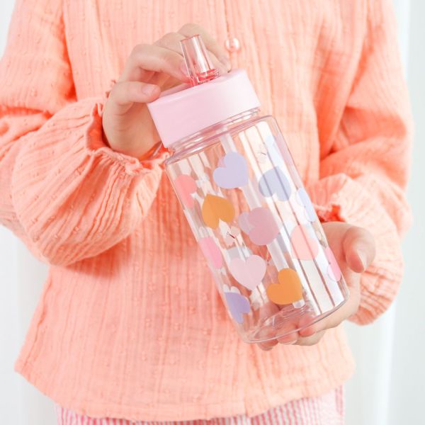 Gourde enfant 450 ml Cœurs