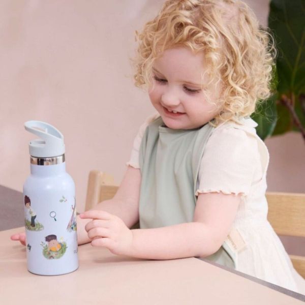 Gourde enfant en acier inoxydable - Petits Explorateurs
