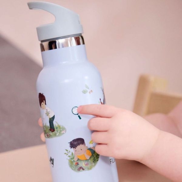 Gourde enfant en acier inoxydable - Petits Explorateurs