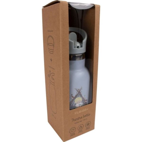 Gourde enfant en acier inoxydable - Petits Explorateurs