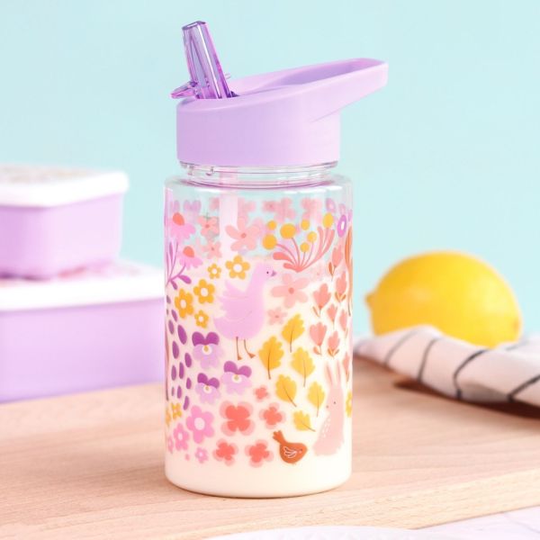 Gourde enfant 450 ml Fleurs du jardin