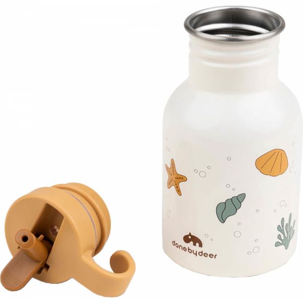 Gourde inox Sea friends Beige