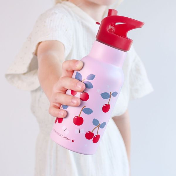 Gourde isotherme enfant 350 ml Cerises