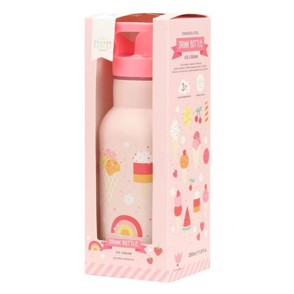 Gourde isotherme enfant inox 350 ml Crème glacée