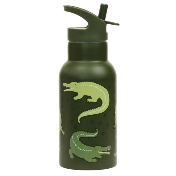Gourde isotherme enfant inox 350 ml Crocodiles