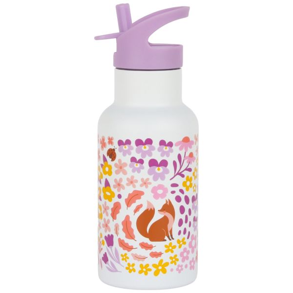 Gourde isotherme enfant 350 ml Fleurs du jardin