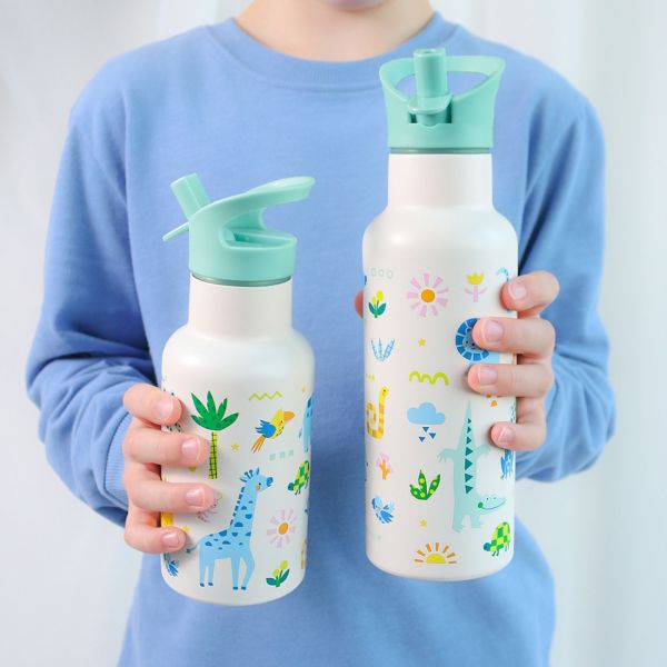 Gourde isotherme enfant 350 ml Jungle