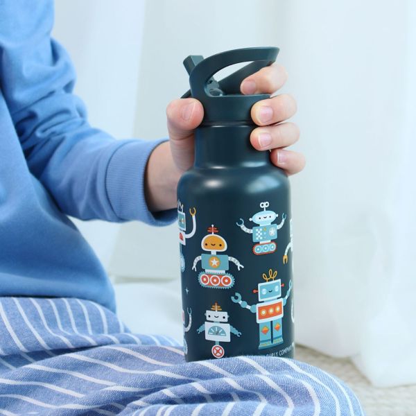Gourde isotherme enfant 350 ml Robots