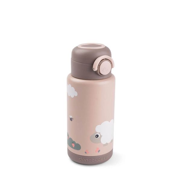 Gourde isotherme 340 ml Tiny farm Rose