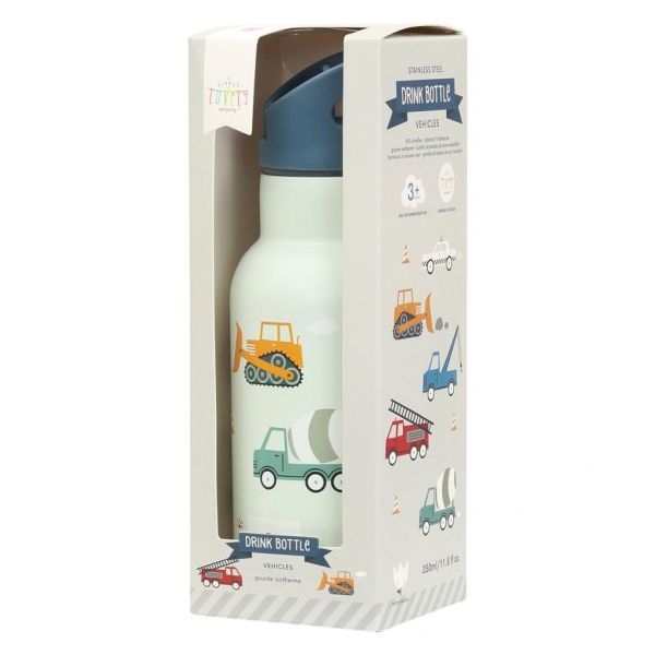Gourde isotherme enfant inox 350 ml Véhicules