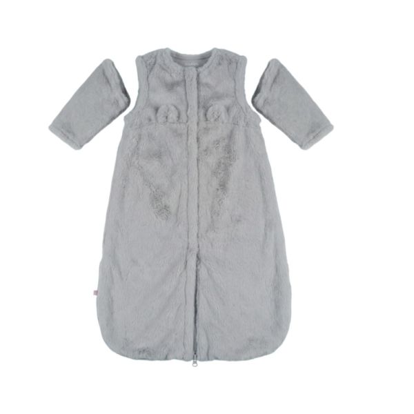 Gigoteuse bébé 100cm fausse fourrure Gris