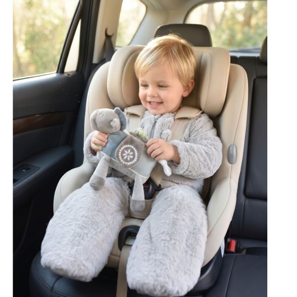 Gigoteuse bébé 100cm fausse fourrure Gris