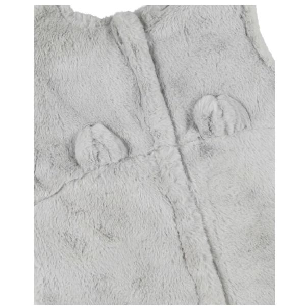 Gigoteuse bébé 100cm fausse fourrure Gris