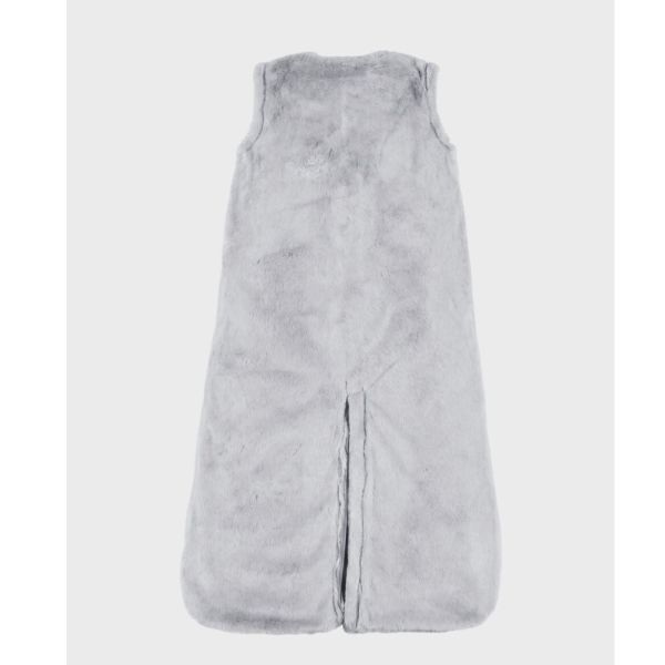 Gigoteuse bébé 100cm fausse fourrure Gris