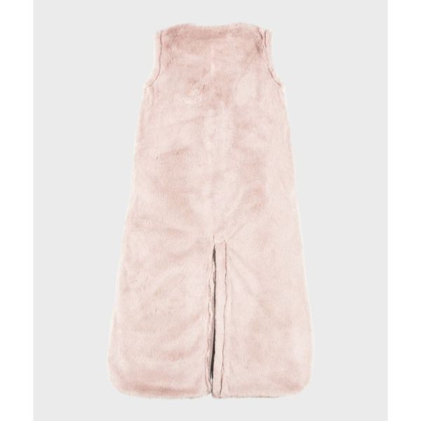 Gigoteuse bébé 100cm fausse fourrure Rose